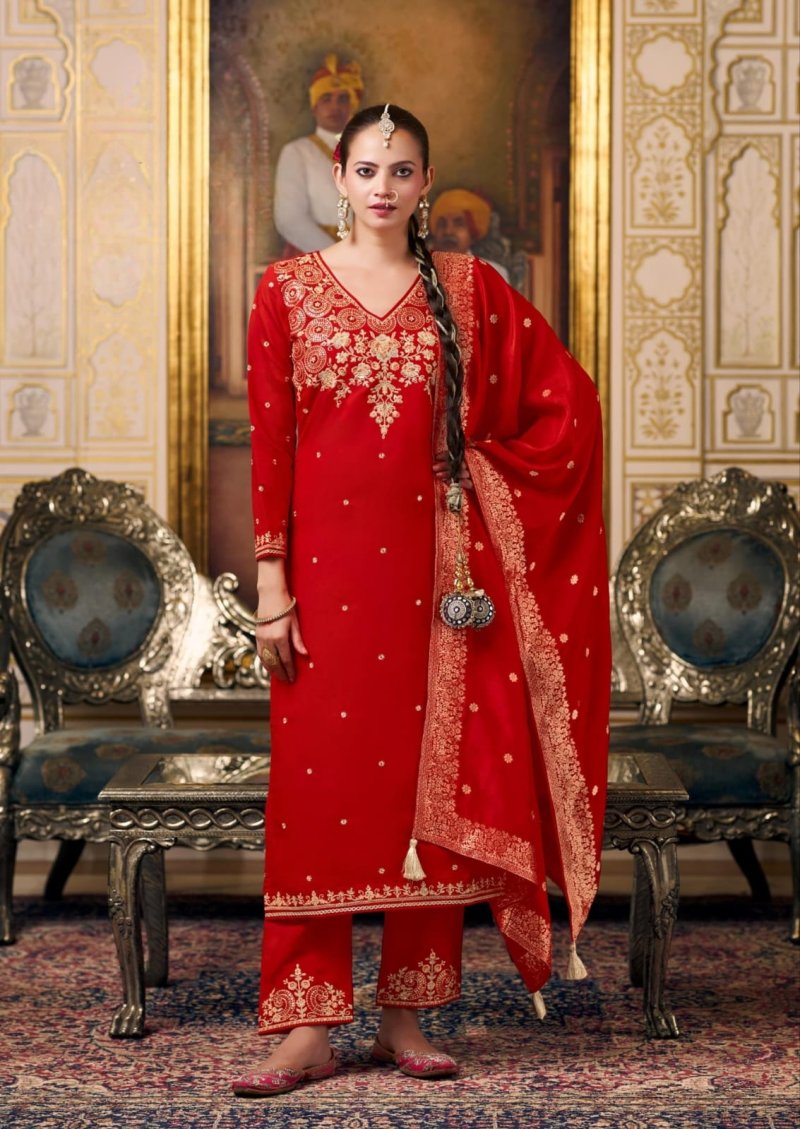 Radha Rani By Afsana Silk Fancy Readymade Salwar Kameez 