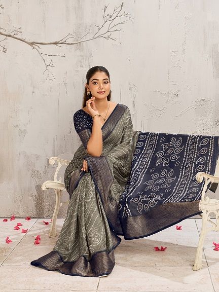 232 By Mahek Mars Mello Digital Printed Saree