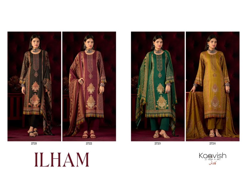 Ilham By Kaavish Viscose Pashmina Dress Materials