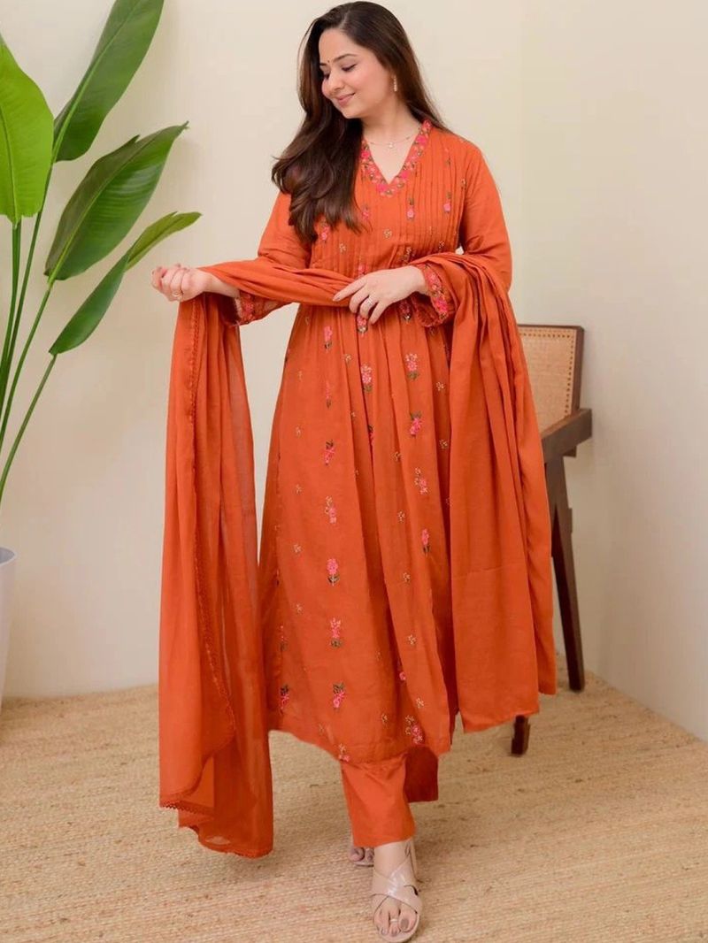 Dhruvi 533 Viscose Printed Kurti With Bottom Dupatta