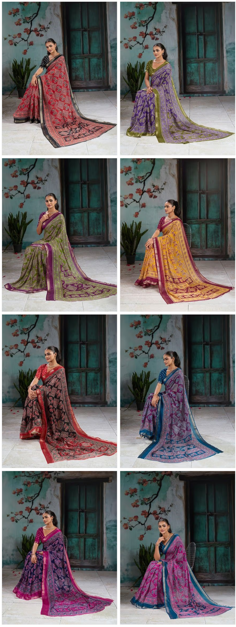 230 By Mahek Mass Mello Digital Printed Saree