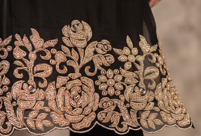 Kabool By Aurraa Chinon Beads Work Salwar Suits
