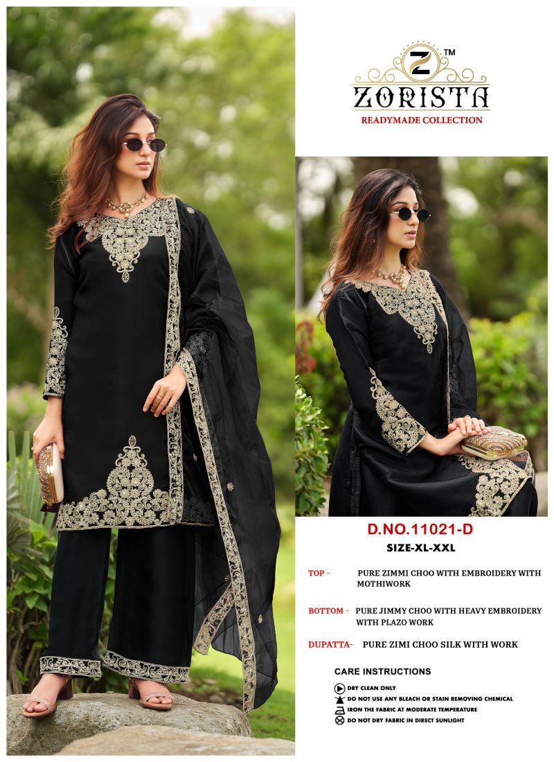 Zorista 11021 A To D Jimmy Choo Readymade Salwar Kameez 
