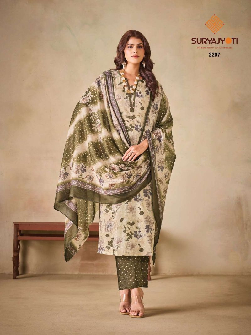 Zion Cotton Vol 22 By Suryajyoti Printed Cotton Readymade Dress