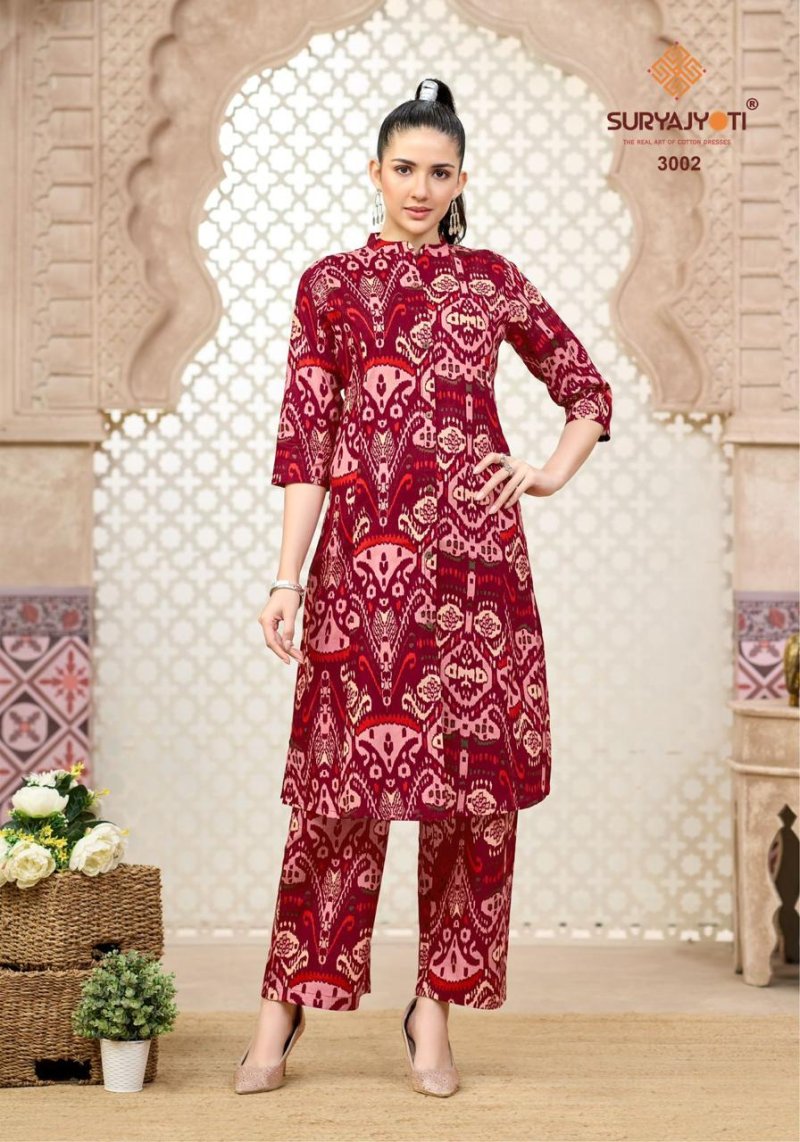 Prapti Vol 3 by Suryajyoti Cotton Long Princess Wholesale Cut Co Ord ...