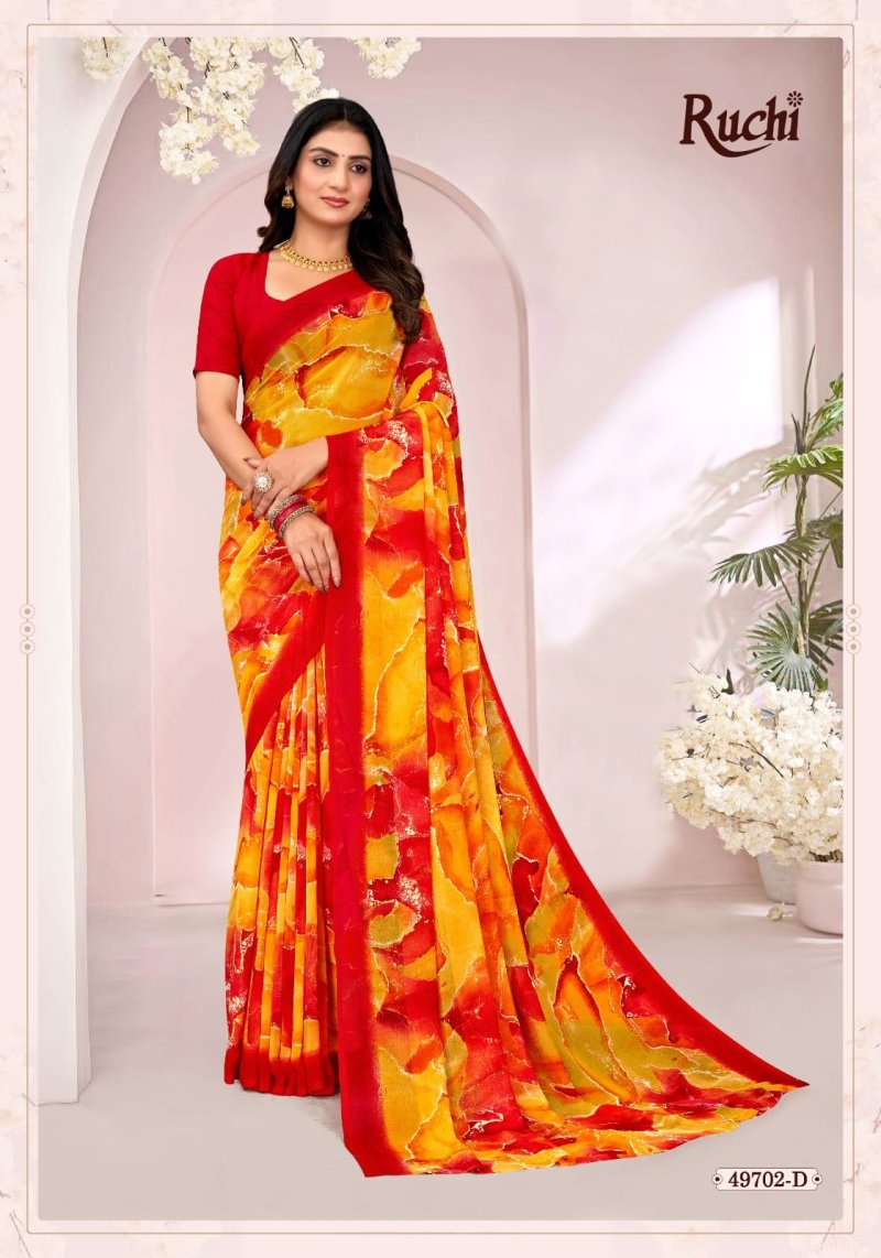 Ragaa Georgette Vol 18 By Ruchi Georgette Daily Wear Saree Wholesale ...