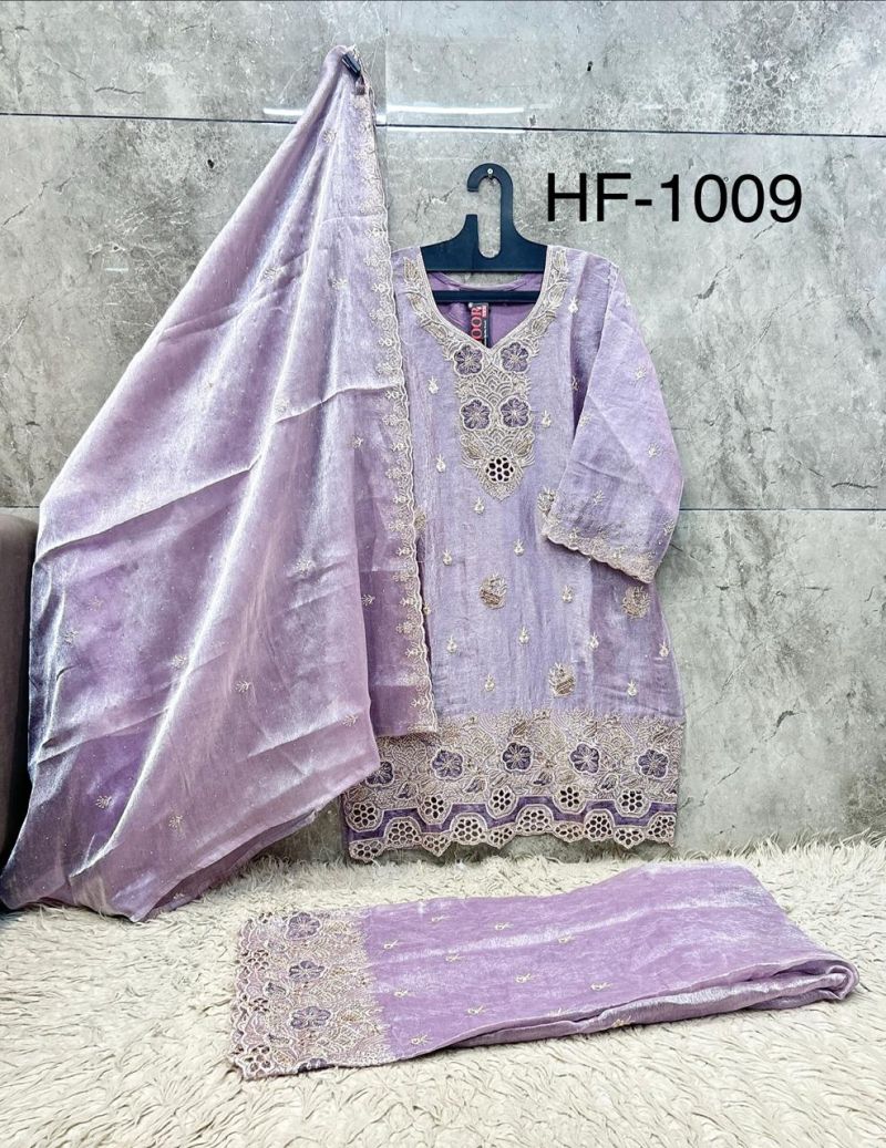 Hoor Tex 1009 A To D Rim Zim Crush Salwar Kameez