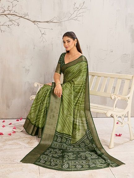 232 By Mahek Mars Mello Digital Printed Saree