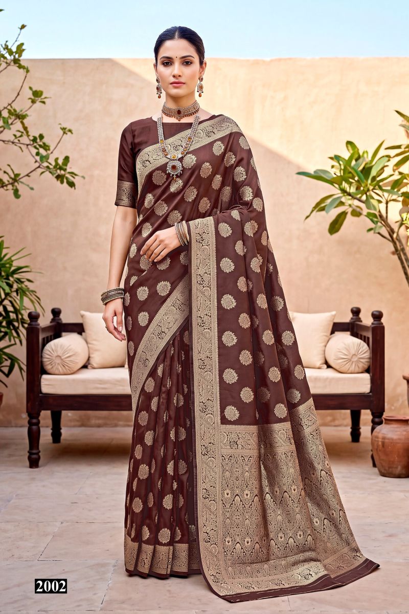 Destiny Simmer Satin Vol 2 By Saroj Tissue Satin Silk Saree 