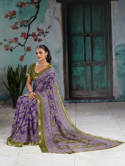 230 By Mahek Mass Mello Digital Printed Saree
