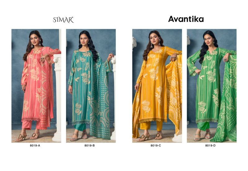 Avantika By Glossy Pashmina Viscose Dress Materials 