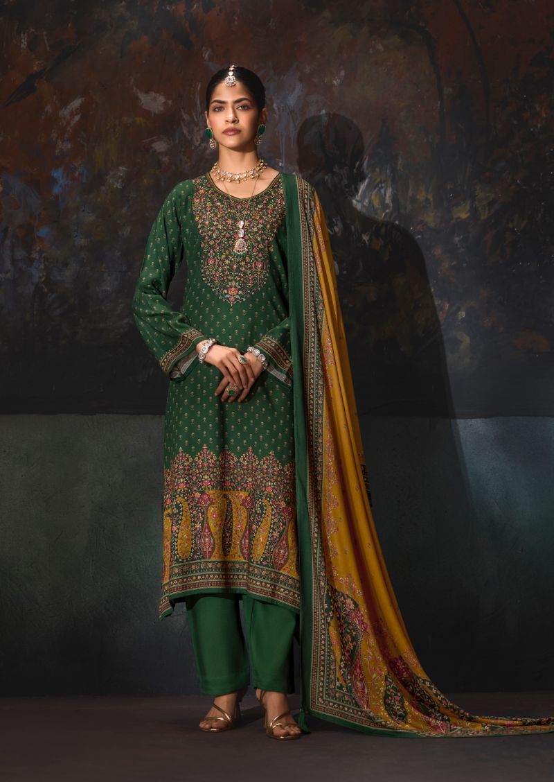Rose By Sadhana Viscos Pashmina Dress Material 