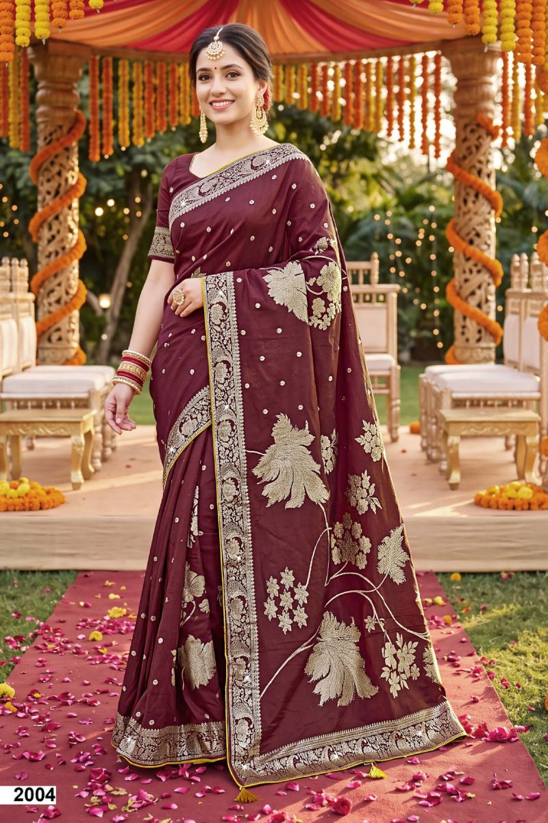 Chamak Dola Saroski Vol 2 By Saroj Dola Silk Saree 