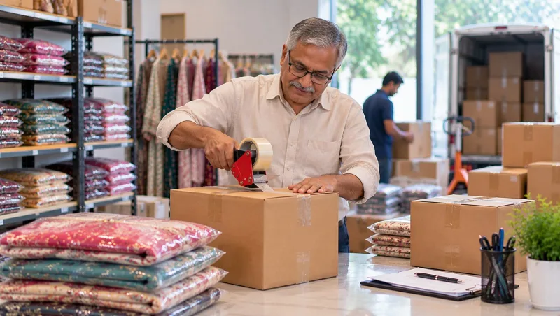 Wholesale order packing and dispatch