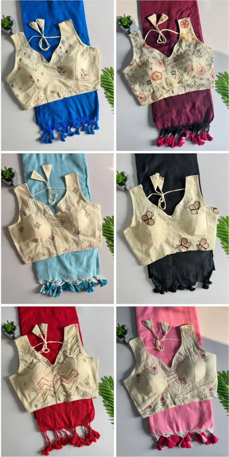 Khadi Hk 42 Vol 2 Khadi Cotton Saree With Cotton Blouse