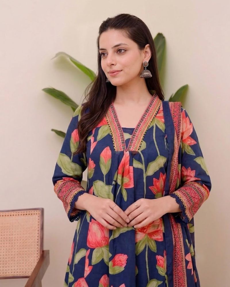 Dhruvi 536 To 538 Viscose Printed Kurti With Bottom Dupatta