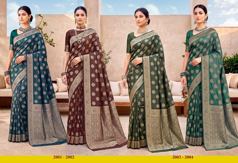 Destiny Simmer Satin Vol 2 By Saroj Tissue Satin Silk Saree 