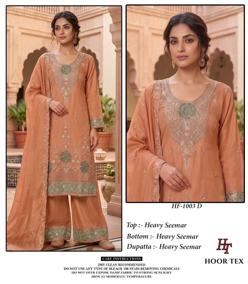 1003 A To D By Hoor Tex Shimmer Readymade Pakistani Suits