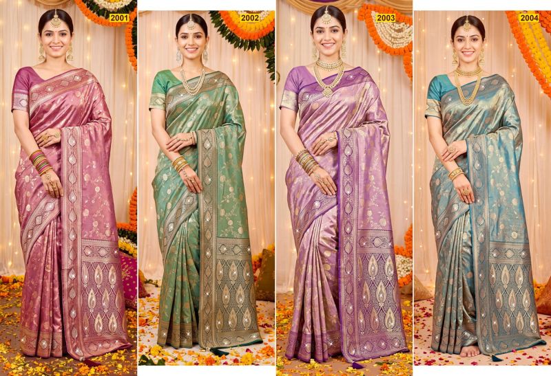 Nivedita Tissue Saroski Vol 2 By Saroj Tissue Saree