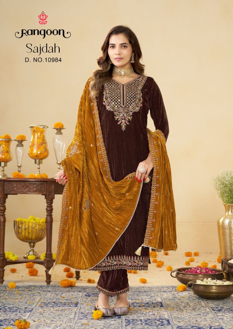 Sajdah By Rangoon Crush Fancy Readymade Suits