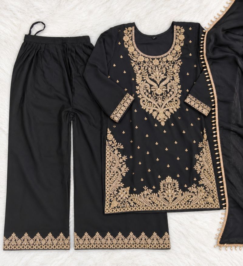 Kabool By Aurraa Chinon Beads Work Salwar Suits