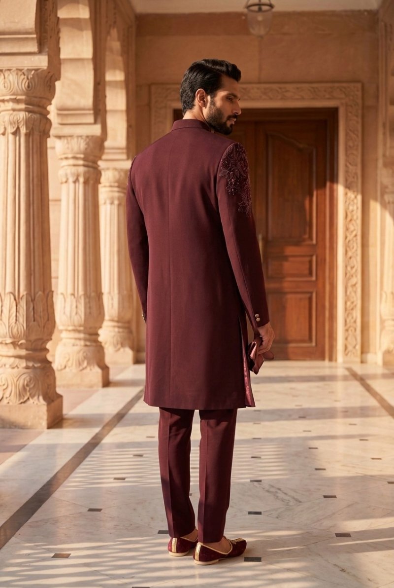 Outluk Wedding Vol 56 Lachaka Hand Work Designer Jodhpuri Suit