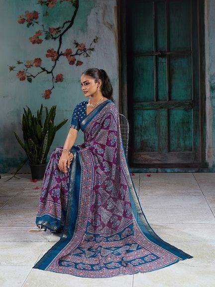 230 By Mahek Mass Mello Digital Printed Saree