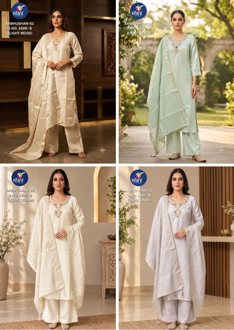 Aabhushan By Vitara Simar Kurtis Set Size Combo