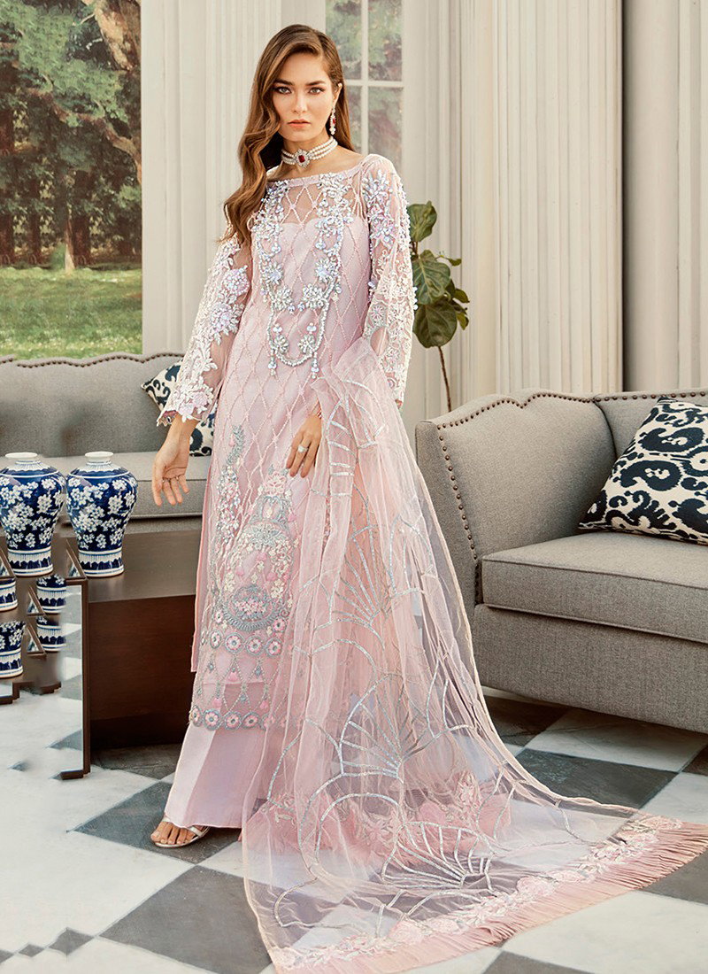 Pakistani Rosemeen 7101 Latest Fancy Designer Heavy Festive Wear Heavy Net  With Embroidery Work With Sequence Stone Pakistani Salwar Suit Collection -  The Ethnic World