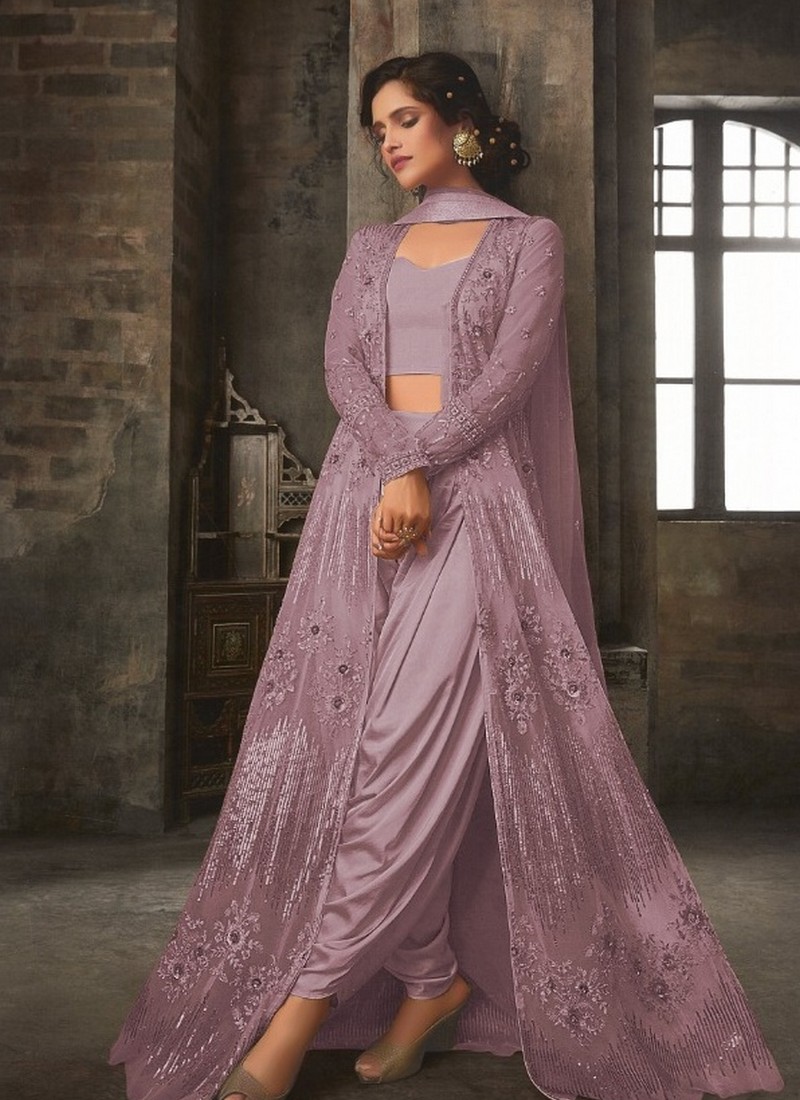 Latest New Designer Party Wear and For Wedding Anarkali Suit Collesction With Heavy Embroidered Work On Butter Fly Net With Bordered Dupatta and Banglory Satin Blouse The Ethnic World