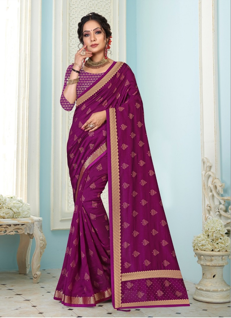 ronisha hashtag new exclusive wear designer vichitra silk saree collection